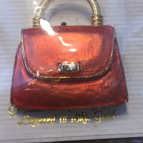 Colour Mates Hand painted Enamel Vintage Brooch - Picture 4 of 5